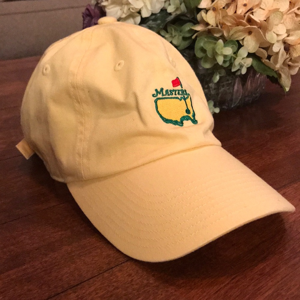 Yellow Masters Golf Hat